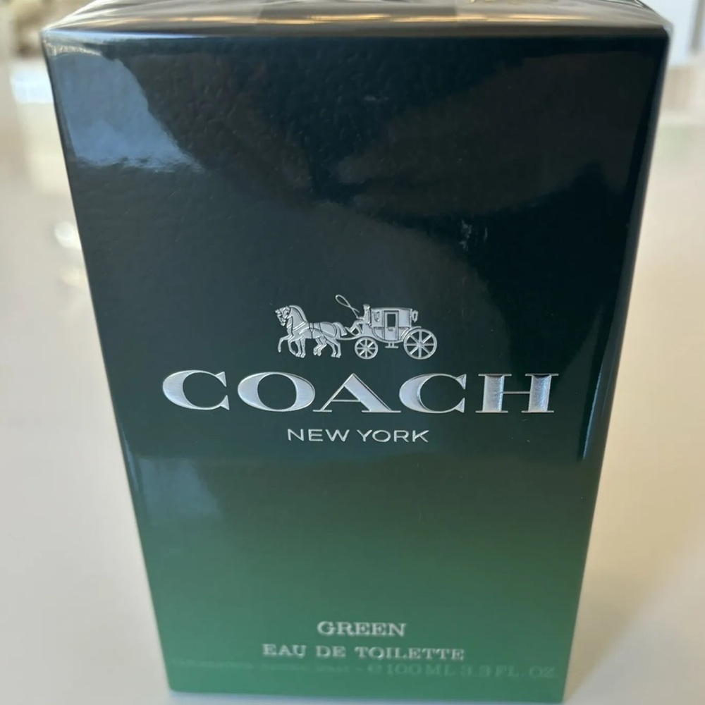 NWB Coach Green 3.3 Oz Men’s Eau De Toilette Spray
